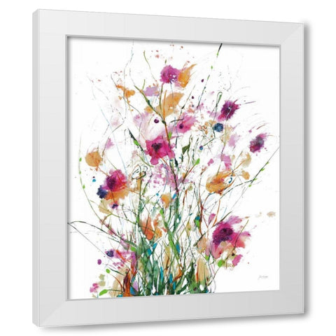 Hidden on White Crop White Modern Wood Framed Art Print by Griggs, Jan