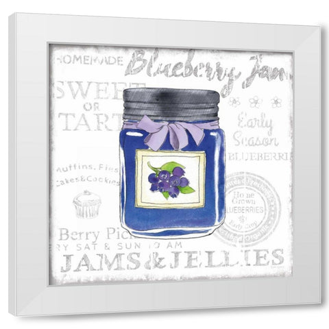 Canning Kitchen II White Modern Wood Framed Art Print by Grove, Beth