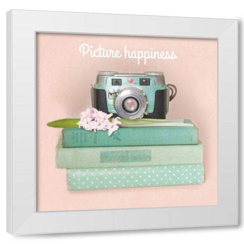 Love Office III No Polka Dots White Modern Wood Framed Art Print by Schlabach, Sue