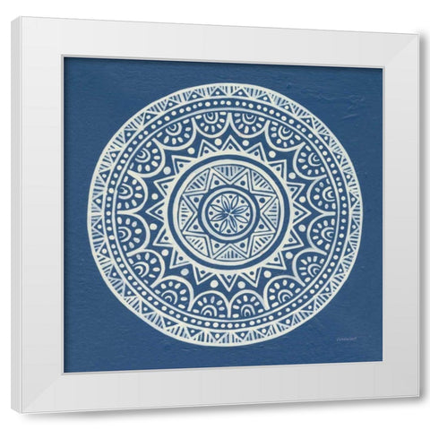 Circle Designs II White Modern Wood Framed Art Print by Lovell, Kathrine