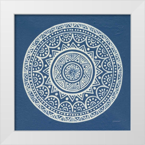 Circle Designs II White Modern Wood Framed Art Print by Lovell, Kathrine