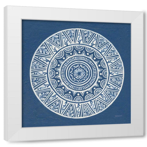 Circle Designs III White Modern Wood Framed Art Print by Lovell, Kathrine