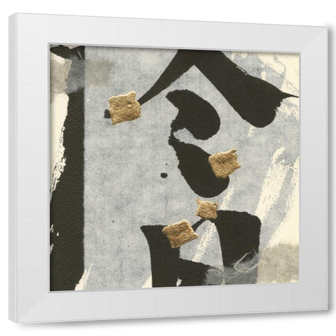 Collage I White Modern Wood Framed Art Print by Paschke, Chris