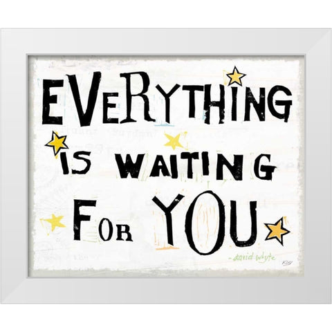 Live to the Fullest VIII White Modern Wood Framed Art Print by Day, Kellie