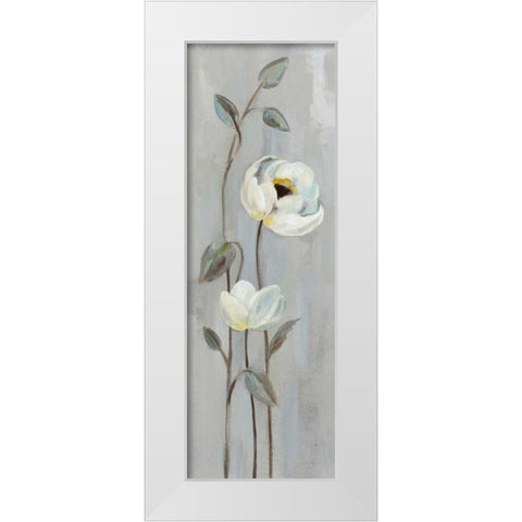 Neutral Branches I on Gray White Modern Wood Framed Art Print by Vassileva, Silvia