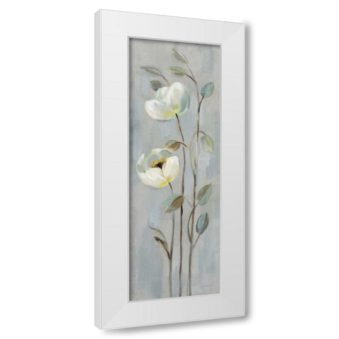 Neutral Branches II on Gray White Modern Wood Framed Art Print by Vassileva, Silvia