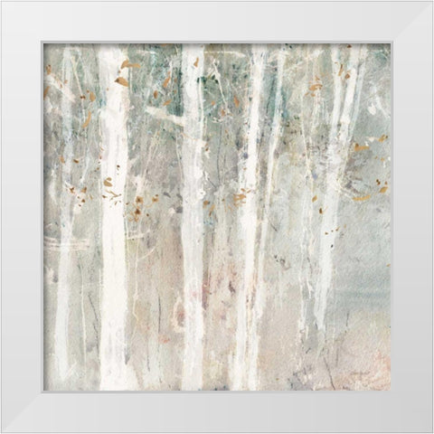 A Woodland Walk II White Modern Wood Framed Art Print by Audit, Lisa
