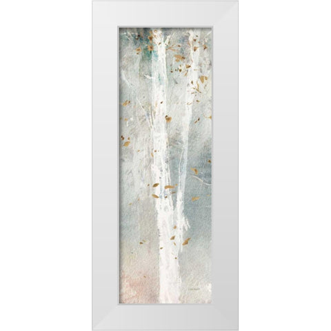 A Woodland Walk V White Modern Wood Framed Art Print by Audit, Lisa