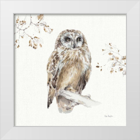 A Woodland Walk VIII White Modern Wood Framed Art Print by Audit, Lisa