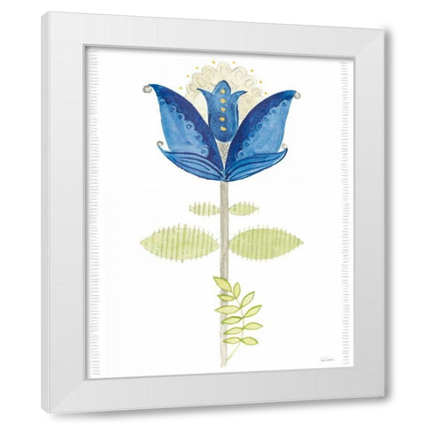 Hygge Flowers IV White Modern Wood Framed Art Print by Schlabach, Sue