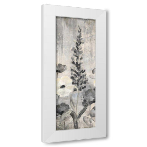 Crystal Raindrops Panel IV BW White Modern Wood Framed Art Print by Vassileva, Silvia
