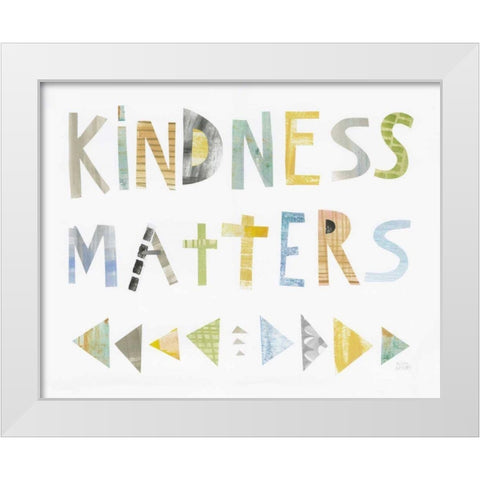 Sweet Sentiments II White Modern Wood Framed Art Print by Averinos, Melissa