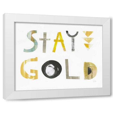 Sweet Sentiments IV White Modern Wood Framed Art Print by Averinos, Melissa