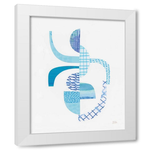 Fragments II White Modern Wood Framed Art Print by Averinos, Melissa