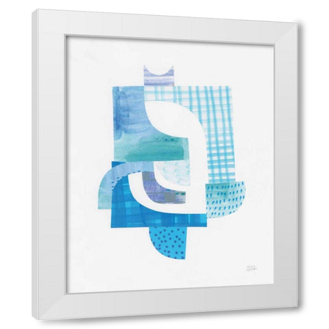 Fragments III White Modern Wood Framed Art Print by Averinos, Melissa