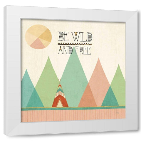 Southwest Geo II White Modern Wood Framed Art Print by Charron, Veronique