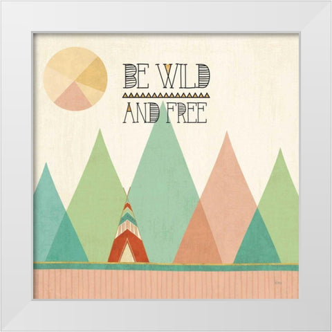 Southwest Geo II White Modern Wood Framed Art Print by Charron, Veronique