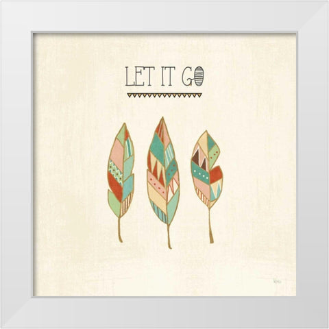 Southwest Geo VI White Modern Wood Framed Art Print by Charron, Veronique