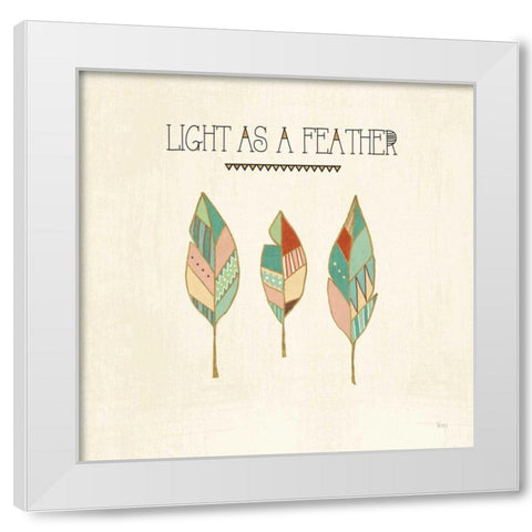 Southwest Geo VII White Modern Wood Framed Art Print by Charron, Veronique