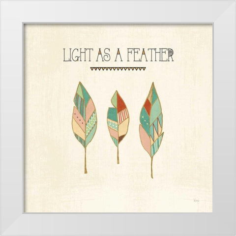 Southwest Geo VII White Modern Wood Framed Art Print by Charron, Veronique