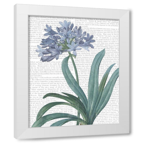 Summer Botanicals I White Modern Wood Framed Art Print by Wild Apple Portfolio