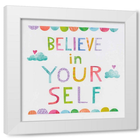 Unicorn Magic VI Clouds White Modern Wood Framed Art Print by Averinos, Melissa