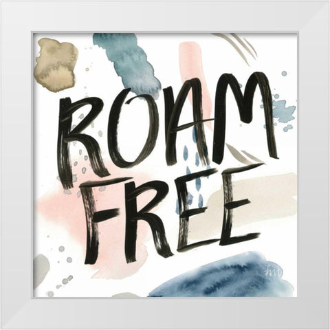 April Showers Inspiration II White Modern Wood Framed Art Print by Marshall, Laura