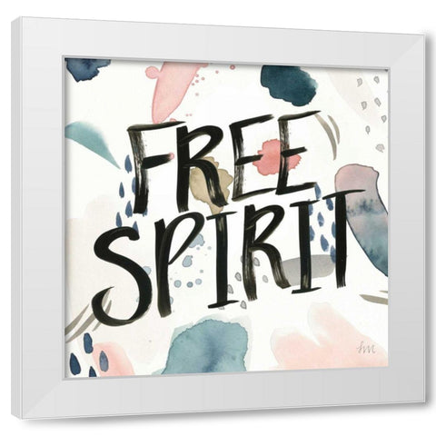 April Showers Inspiration III White Modern Wood Framed Art Print by Marshall, Laura