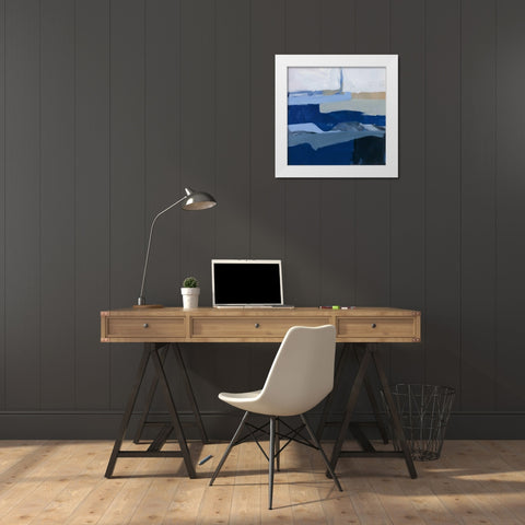 Crisp Day v2 White Modern Wood Framed Art Print by Maye, Jo