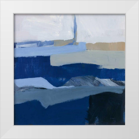 Crisp Day v2 White Modern Wood Framed Art Print by Maye, Jo