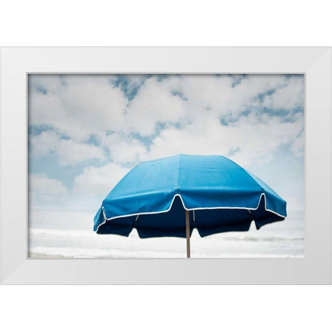 Beach Bliss II White Modern Wood Framed Art Print by Urquhart, Elizabeth