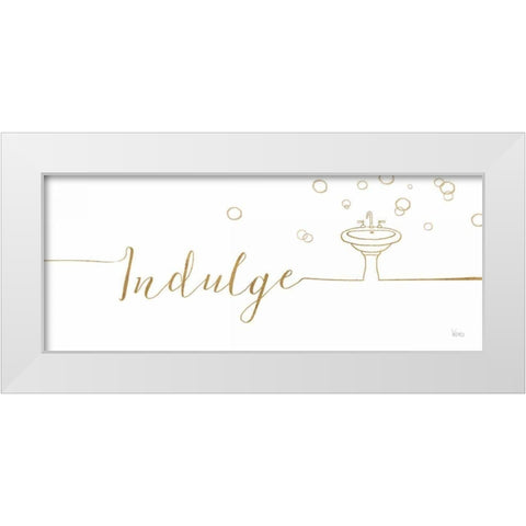 Underline Bath III White Modern Wood Framed Art Print by Charron, Veronique