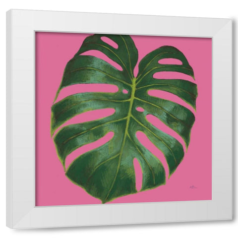 Welcome to Paradise XIII on Pink White Modern Wood Framed Art Print by Penner, Janelle