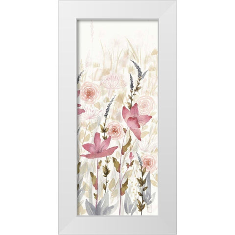 Watercolor Garden III Light White Modern Wood Framed Art Print by DeNeige, Elyse