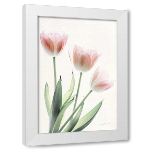 Light and Bright Floral II White Modern Wood Framed Art Print by Urquhart, Elizabeth