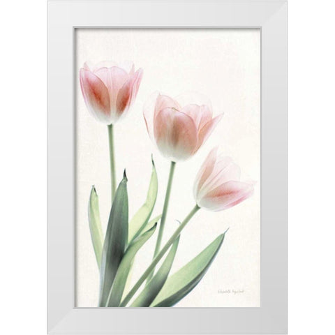 Light and Bright Floral II White Modern Wood Framed Art Print by Urquhart, Elizabeth