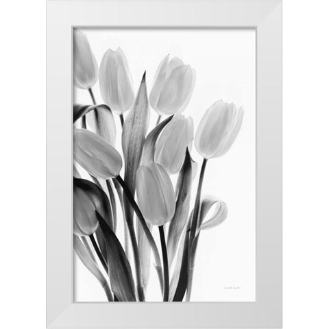 Shadows and Light II White Modern Wood Framed Art Print by Urquhart, Elizabeth