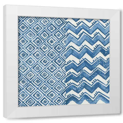 Windjammer II White Modern Wood Framed Art Print by Lovell, Kathrine