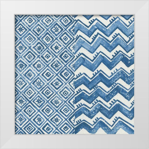 Windjammer II White Modern Wood Framed Art Print by Lovell, Kathrine