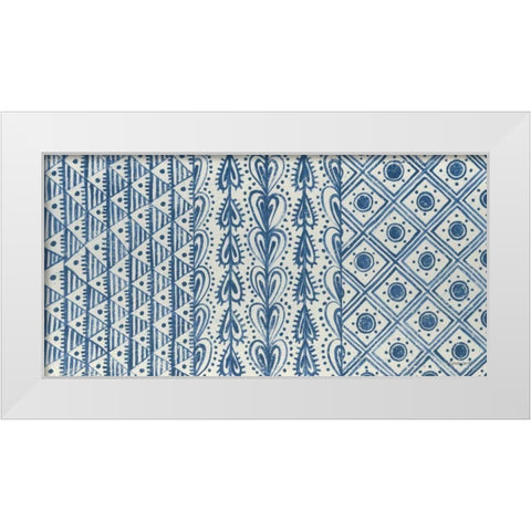 Windjammer V White Modern Wood Framed Art Print by Lovell, Kathrine