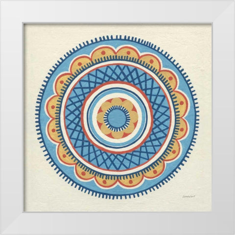 Solara II White Modern Wood Framed Art Print by Lovell, Kathrine