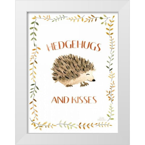 Woodland Whimsy X White Modern Wood Framed Art Print by Marshall, Laura