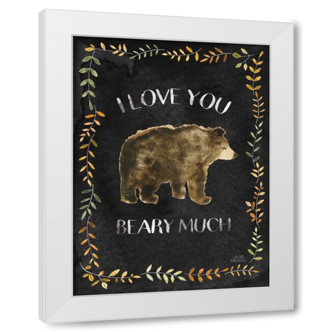 Woodland Whimsy VII Black White Modern Wood Framed Art Print by Marshall, Laura