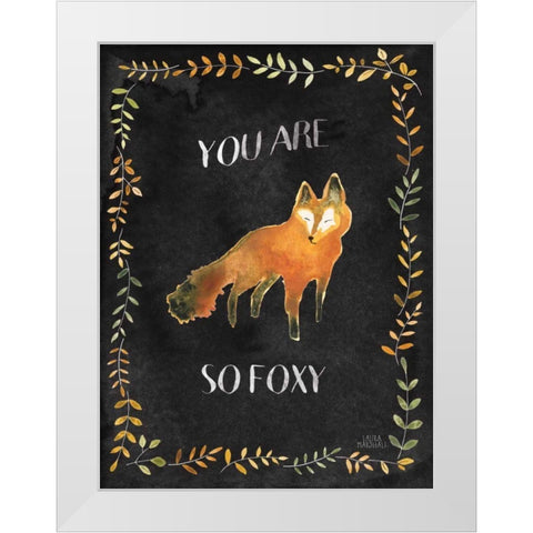 Woodland Whimsy VIII Black White Modern Wood Framed Art Print by Marshall, Laura