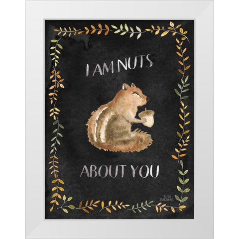 Woodland Whimsy IX Black White Modern Wood Framed Art Print by Marshall, Laura