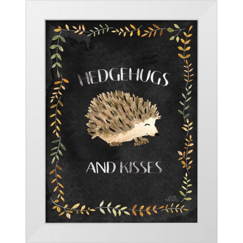 Woodland Whimsy X Black White Modern Wood Framed Art Print by Marshall, Laura