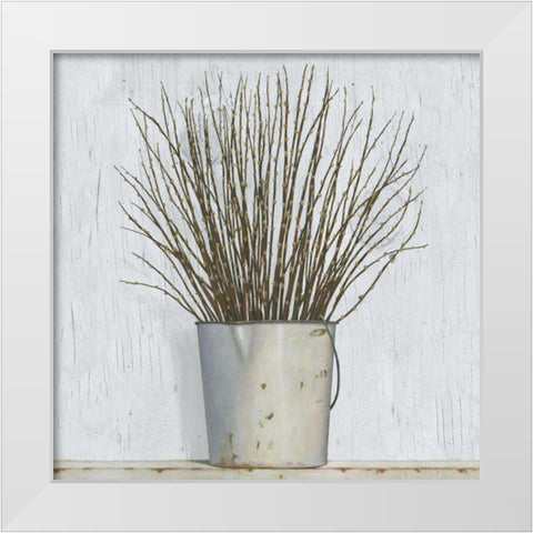 Early Spring White Modern Wood Framed Art Print by Wiens, James