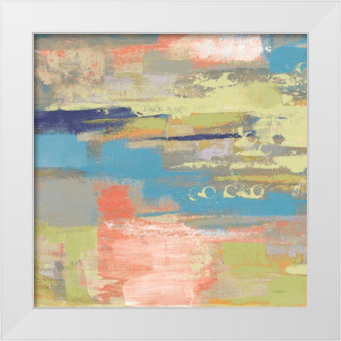 Urban Walkway II Bright White Modern Wood Framed Art Print by Vassileva, Silvia