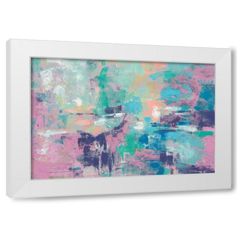 Fjord Reflections Crop Bright White Modern Wood Framed Art Print by Vassileva, Silvia