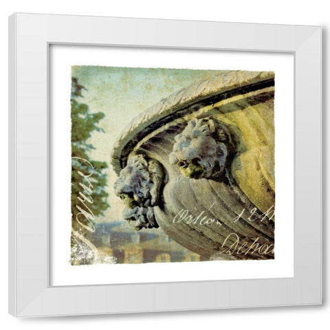Golden Age of Paris VI White Modern Wood Framed Art Print by Wild Apple Portfolio